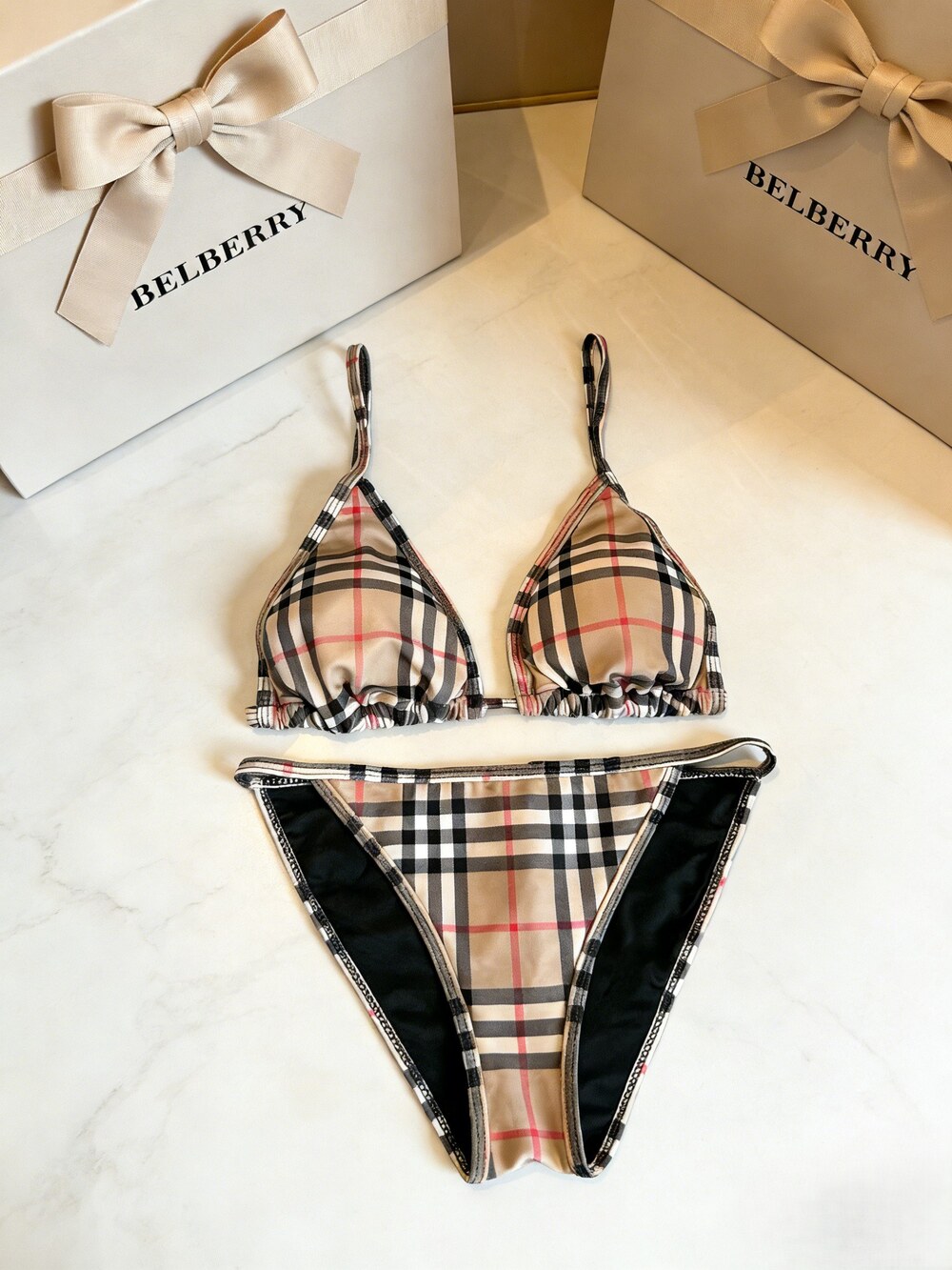Burberry Classic Check Triangle Bikini